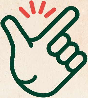 Illustration d'un main qui claque des doigts, Réghalal