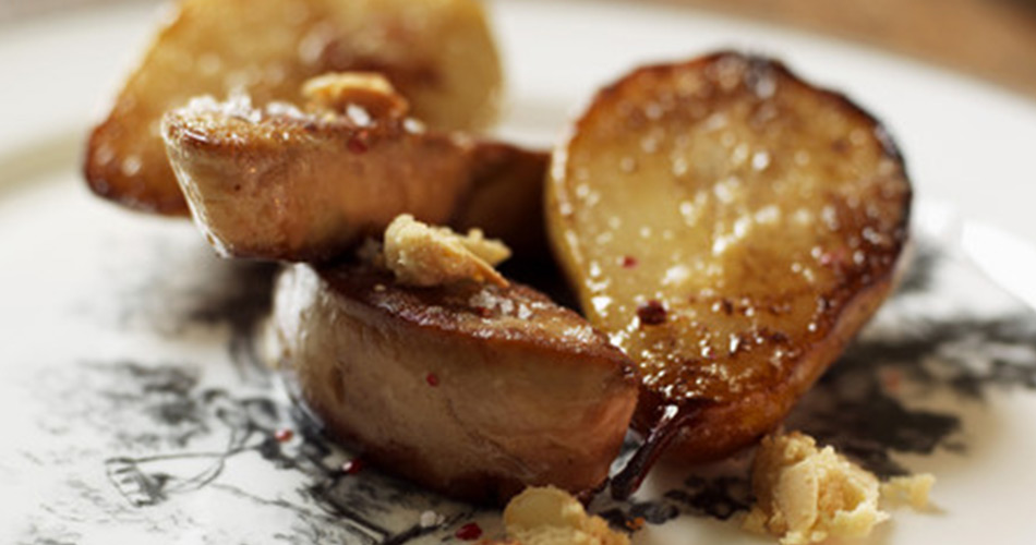 Recette foie gras de canard halal et origine france à la poire - Réghalal