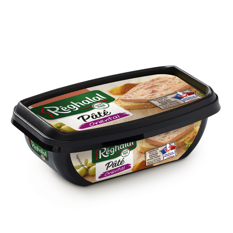 Packaging pâté oriental halal origine France - Réghalal